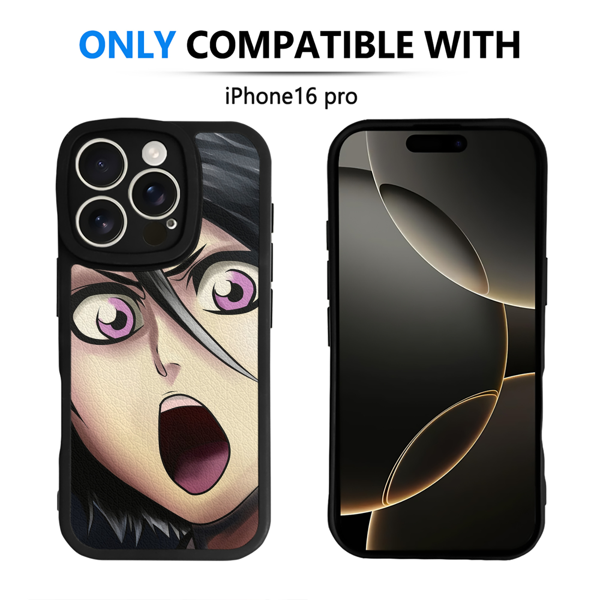 （画像用） ブリーチ BLEACH 【iPhone 16シリーズ対応】シリコンスマホケース（レザー調） 材質：シリコン
